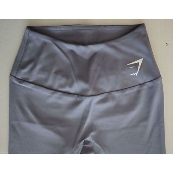 Gymshark GLLG4716 Women's Sz XS Light Blue High Rise Training Cropped Leggings - Picture 4 of 7